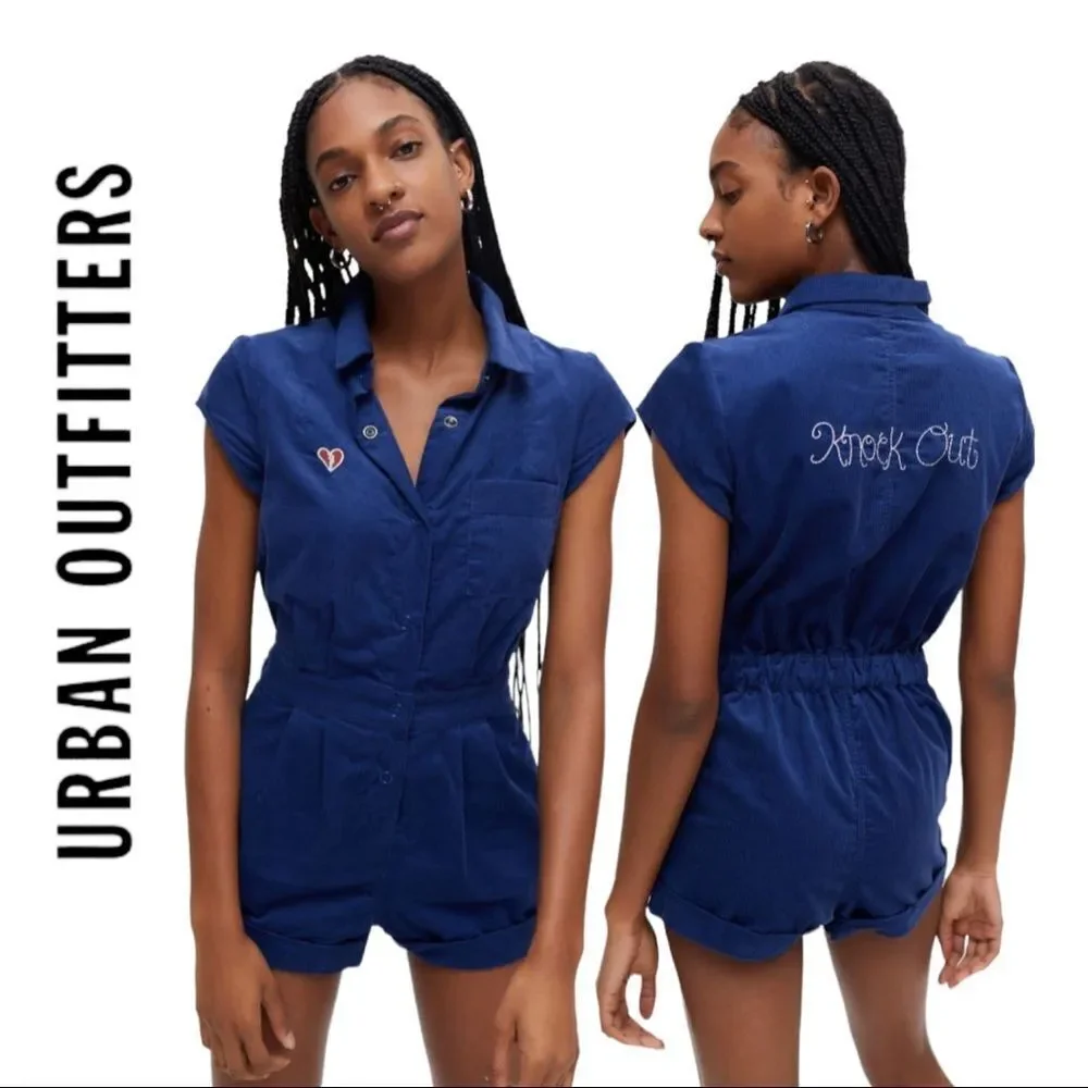 NEW Urban Outfitters UO Quinn Blue Shortie